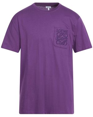Loewe T-Shirt Cotton - Purple