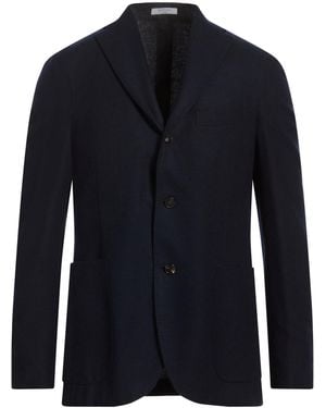 Boglioli Midnight Blazer Wool, Cotton, Cashmere - Blue