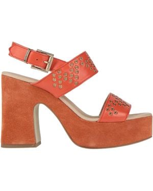 Janet & Janet Sandals Leather - Pink