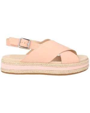 Clarks Blush Espadrilles Leather - Pink