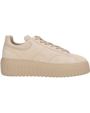 Hogan Sneakers Leather - Natural