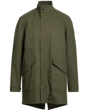 Maison Kitsuné Overcoat & Trench Coat Polyester - Green
