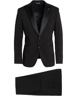 Tombolini Suit Virgin Wool - Black