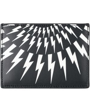 Neil Barrett Cardholder Leather - Black