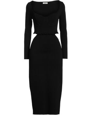 Sandro Midi Dress - Black