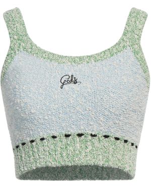 Gcds Top Cotton, Viscose, Polyamide - Grey