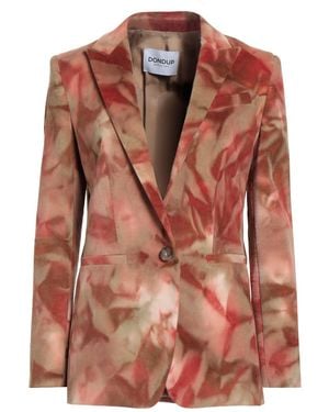 Dondup Blazer Cotton, Elastane - Brown