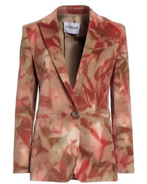 Dondup Blazer Cotton, Elastane - Brown