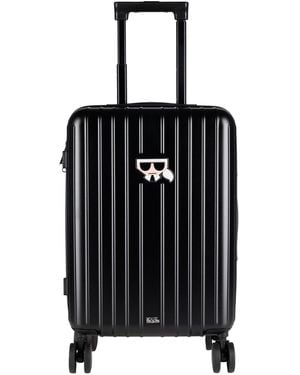 Karl Lagerfeld Valise à roulettes - Noir