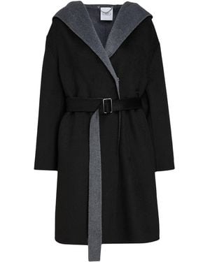 GRETHA Milano Manteau Long - Noir