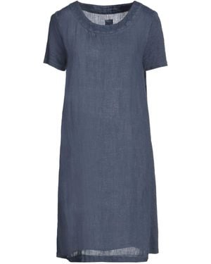 120% Lino Mini Dress - Blue