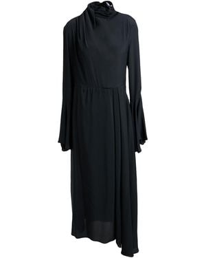 MSGM Maxi Dress Acetate, Silk - Black