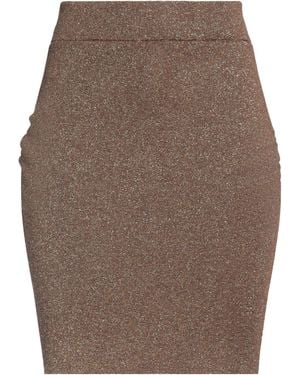 Rebel Queen Mini Skirt - Brown
