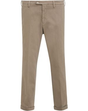 Michael Coal Trousers Cotton, Elastane - Grey