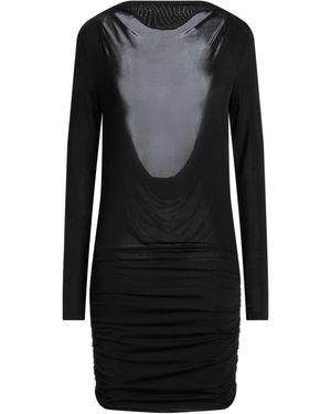 Versace Jeans Couture Crewneck Jersey Mini Dress - Black