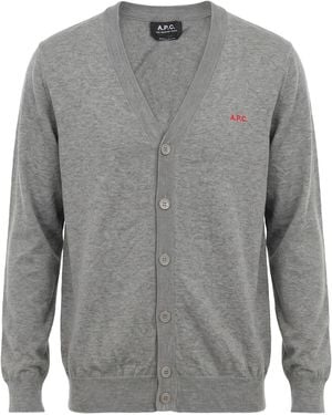 A.P.C. Strickjacke - Grau