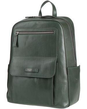 The Bridge Dark Backpack Leather - Green