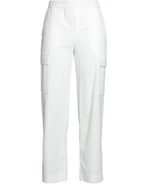 Whyci Pants Cotton, Elastic Fibers - White