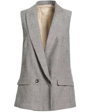 Purotatto Blazer Cotton, Linen - Gray