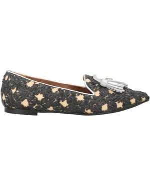 Divine Follie Loafers Textile Fibres, Leather - Grey