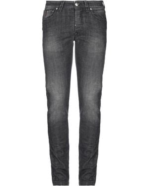 Barba Napoli Pantalon En Jean - Gris