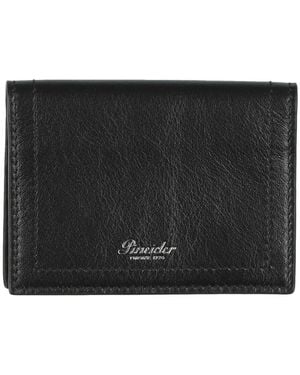 Pineider Cardholder Leather - Black