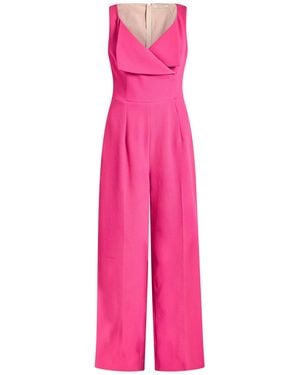 Emilia Wickstead Fuchsia Jumpsuit Polyester, Elastane - Pink