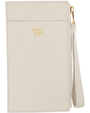 Tom Ford Cream Wallet Calfskin - Natural