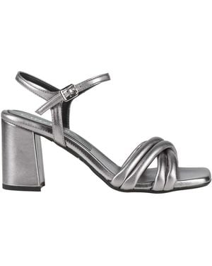 Cinzia Soft Sandals Textile Fibers - Metallic