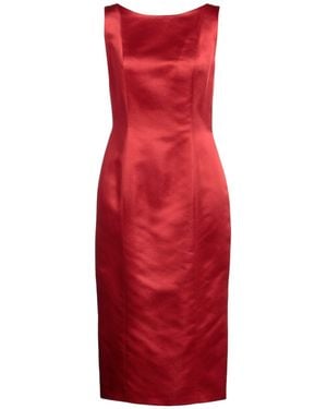 LE NEZ Midi Dress - Red