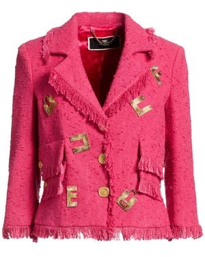 Elisabetta Franchi Fuchsia Blazer Cotton, Viscose, Polyamide - Pink
