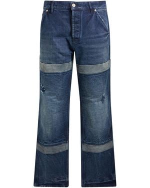 Wales Bonner Jeans Cotton - Blue