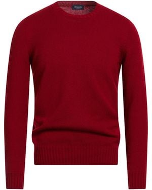 Drumohr Garnet Sweater Lambswool - Red