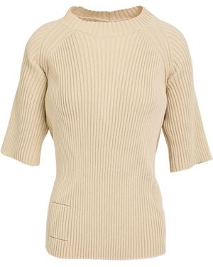 Uma Wang Jumper Polyester, Cotton - Natural