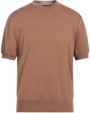 Low Brand Pullover - Marrone