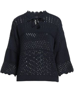 Repeat Cashmere Jumper Cotton - Blue