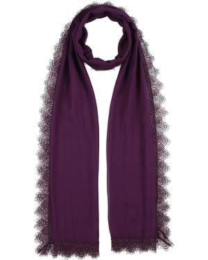 Alberta Ferretti Bufanda - Morado
