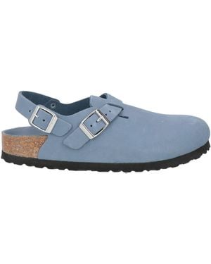 Birkenstock Slate Mules & Clogs Leather - Blue