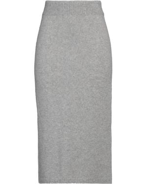 Fedeli Midi Skirt Virgin Wool, Cashmere, Polyamide - Grey