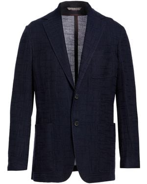Canali Blazer Wool - Blue