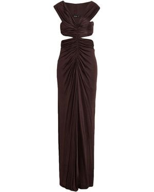 Atlein Maxi Dress Viscose - Purple