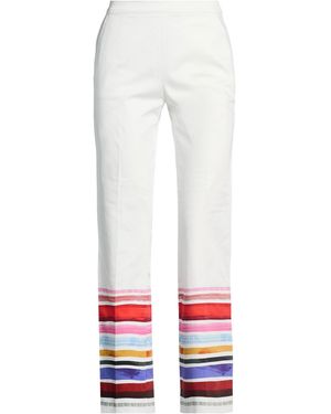 Diana Gallesi Pants Cotton, Elastane - White