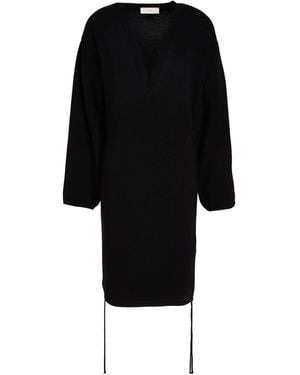 Akep Mini Dress Lyocell, Merino Wool, Elastane - Black