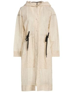 Gentry Portofino Overcoat & Trench Coat Linen, Polyester - Natural