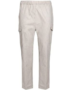 Brian Dales Light Pants Wool, Polyamide, Cashmere, Elastane - Gray