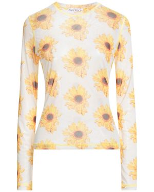 JW Anderson T-Shirt Recycled Polyester, Elastane - Metallic
