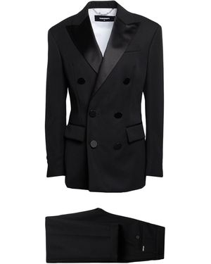 DSquared² Suit Polyester, Virgin Wool, Silk, Acetate - Black