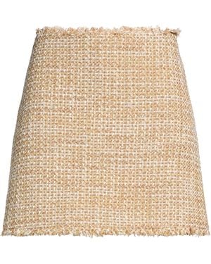 iBlues Mini Skirt Polyester, Textile Fibers, Acrylic, Polyamide, Cotton - Natural
