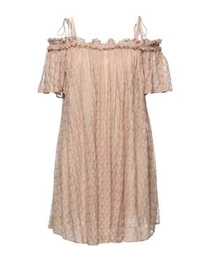Missoni Mini Dress Polyester, Polyamide - Natural