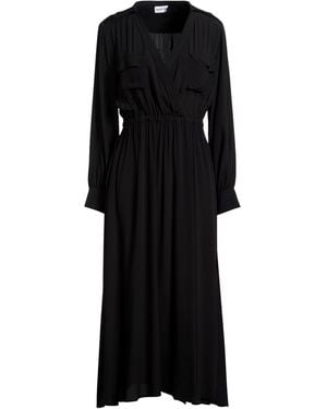 Marella Midi Dress Acetate, Silk - Black